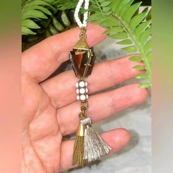 ✨  Vintage J.Crew charming gold- bronze tone necklace ✨ - Picture 5 of 7